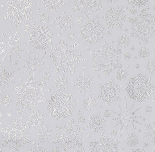 Silver snowflakes