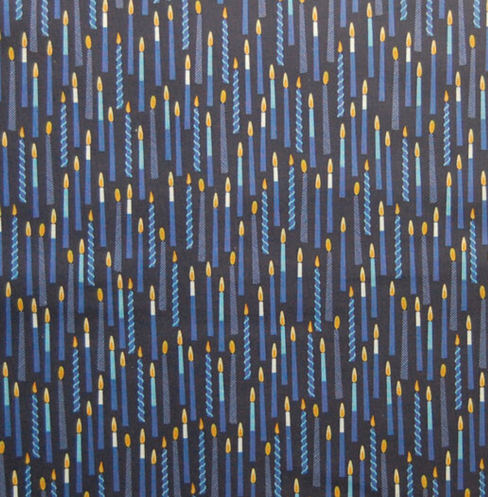 Candles on Blue