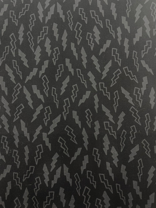 Lightning Bolts on Black