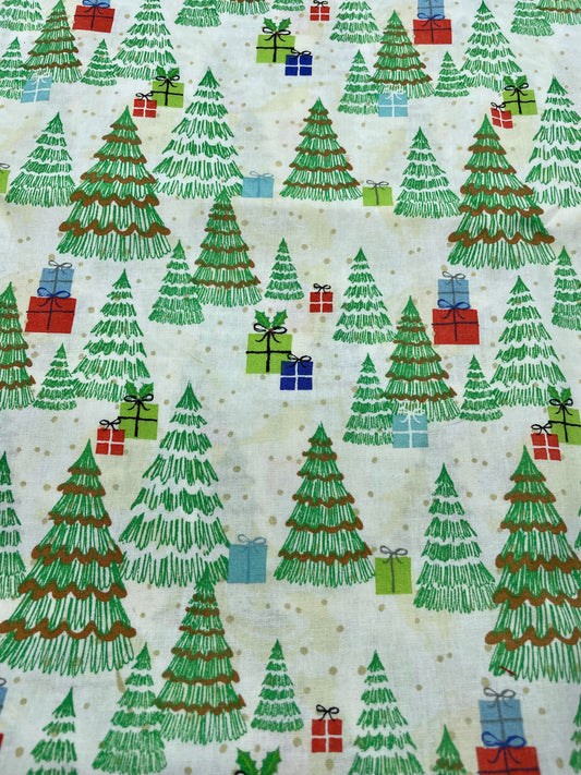 Sketched Christmas Trees