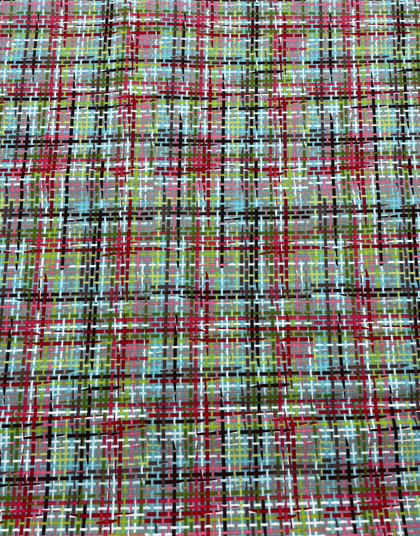 Christmas Tweed Print