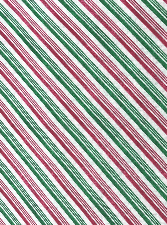 Pink/Green Diagonal Stripe